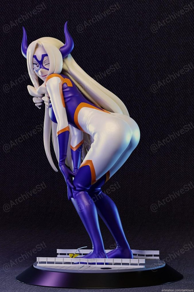 我的英雄学院 山岭女侠 Mt.Lady 3D打印模型图纸